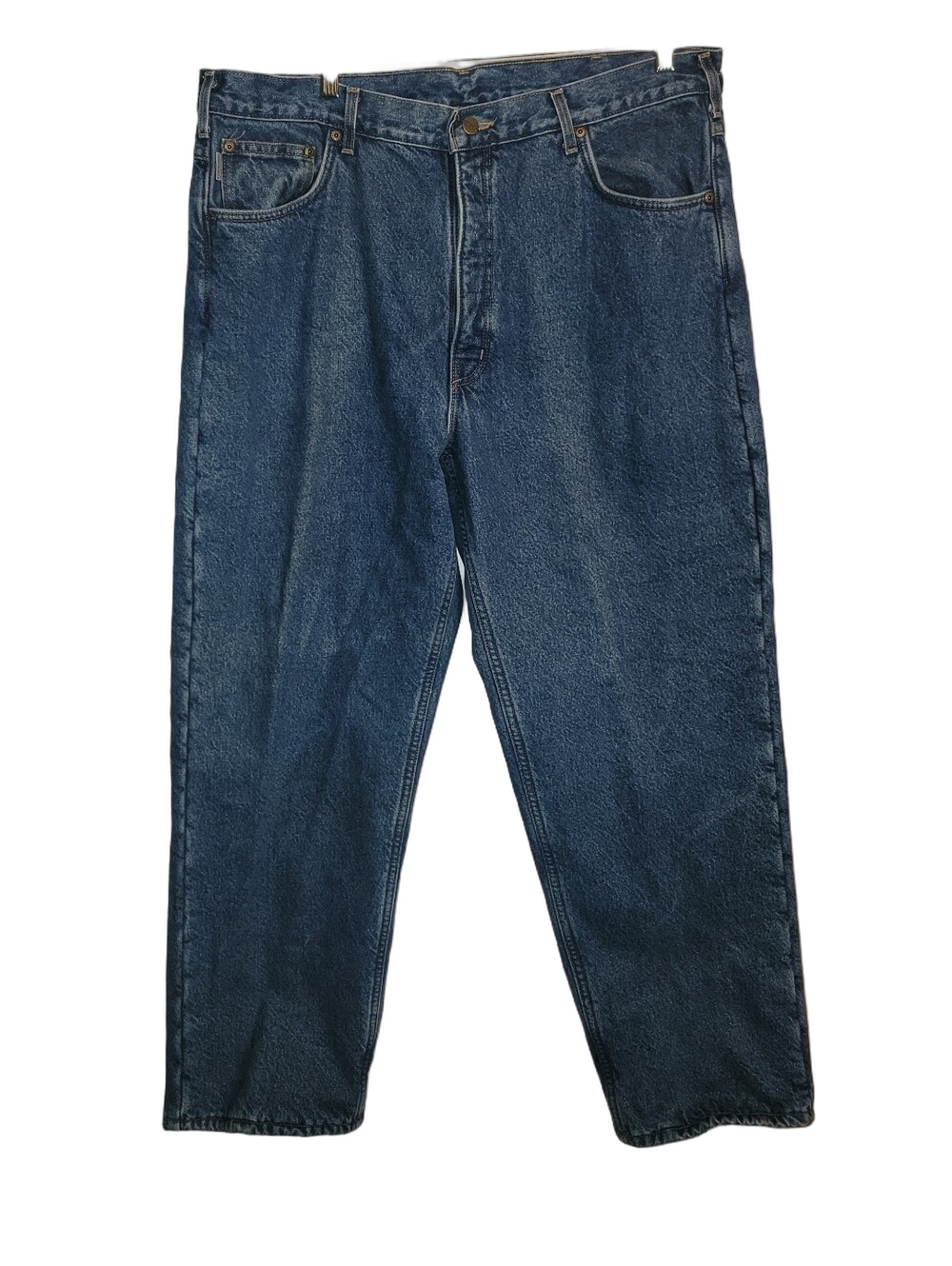 CARHARTT Fleece Lined Denim Work Jeans Mens 40x30